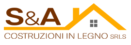 S & A STRUTTURE IN LEGNO - LOGO