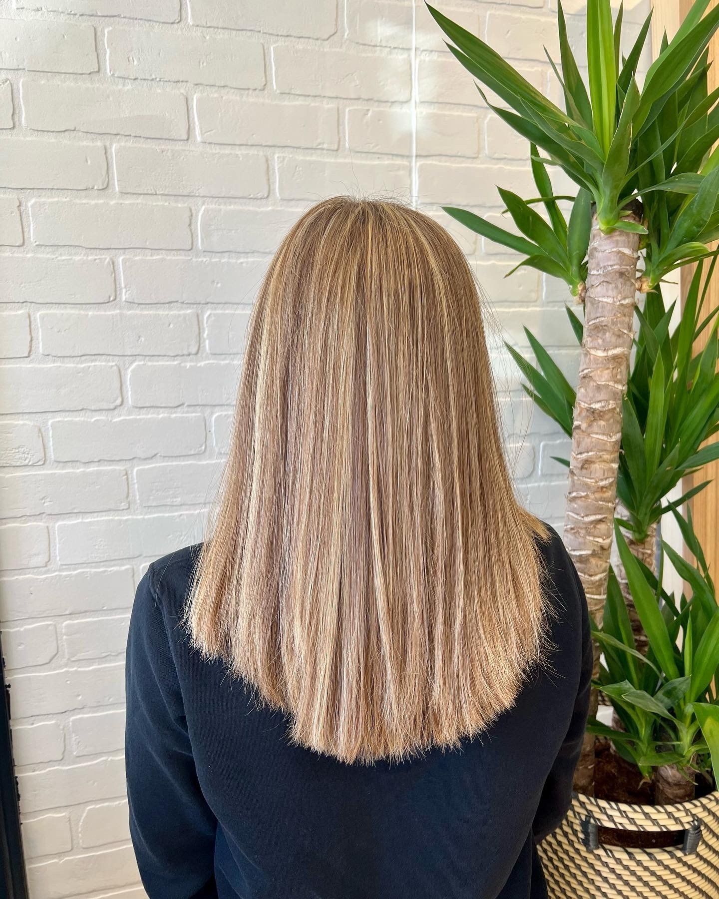 full head blonde highlights