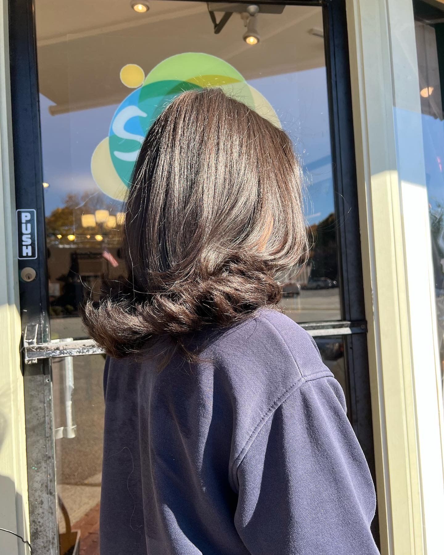 Blow dry voluminous