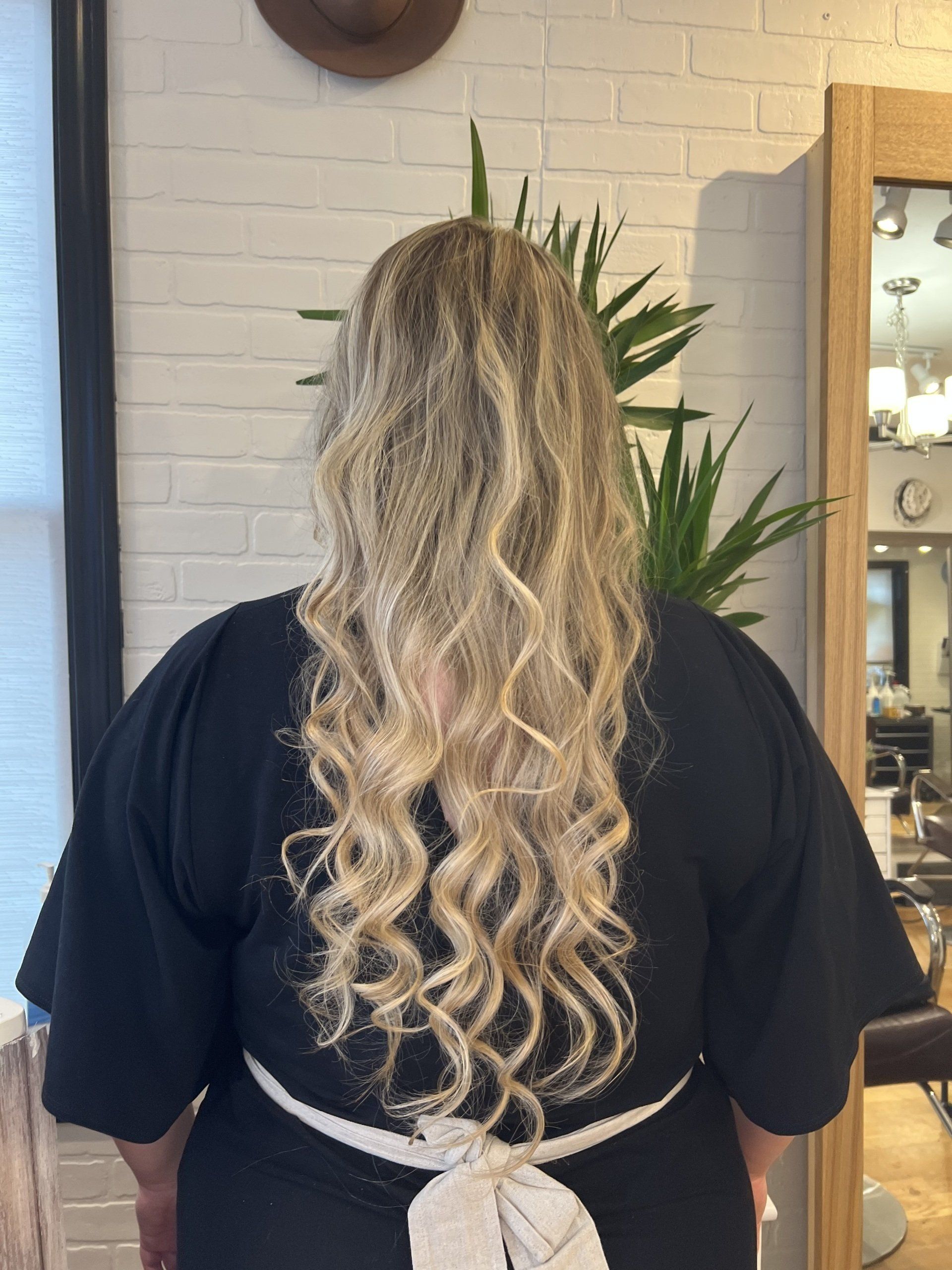 Rainbow hair color