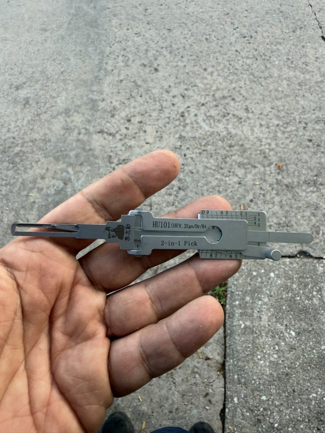 Ford key decoding tool used by Pro Local Locksmith to make a new Ford key in Baltimore
