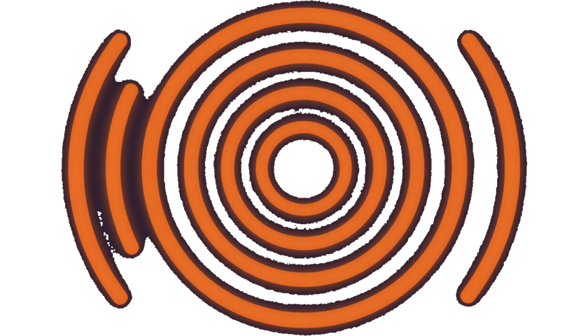 Signal rings expanding across the Tampa Bay skyline