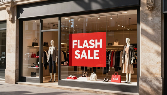 Local retail promotion example using Local Blast Pulse