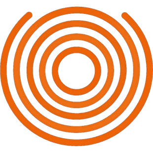 Signal rings radiating outward representing a local Blast reaching nearby customers