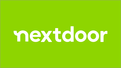 Nextdoor logo – local networking platform Visit our Local Blast page on Nextdoor