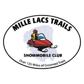 The full-color logo for Mille Lacs Trails Snowmobile Club, located in Mille Lacs County, MN.