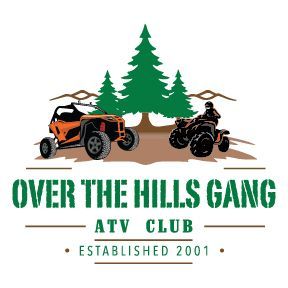Full-color Over The Hills Gang ATV Club logo for Crow Wing County, MN.