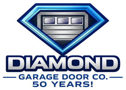 Diamond Door Co. logo in black and pink metallic text