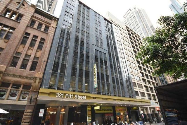 A large building with the number 321 on it