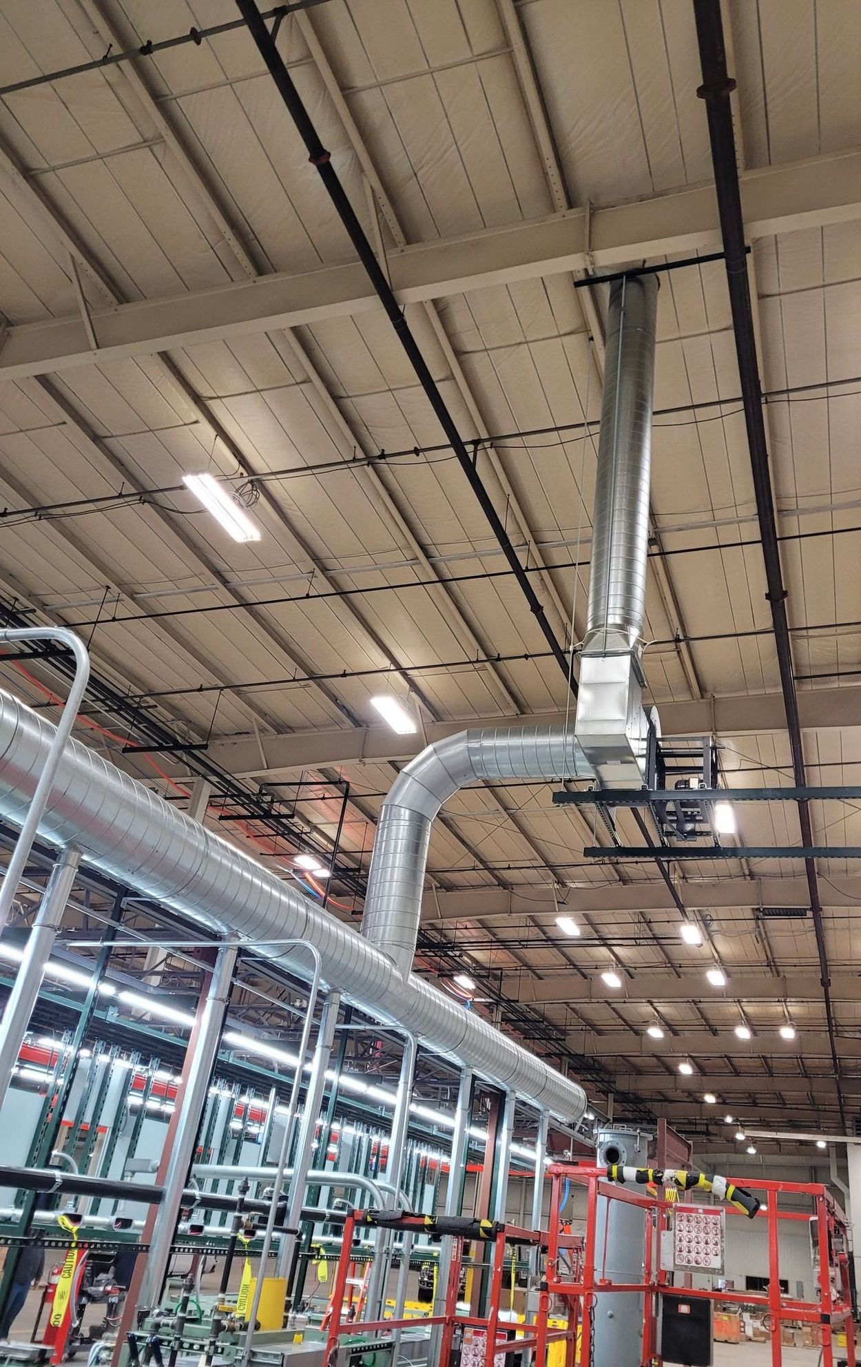 Custom Ductwork in a Missouri Business. Hulett Heating & Air Condition Company.