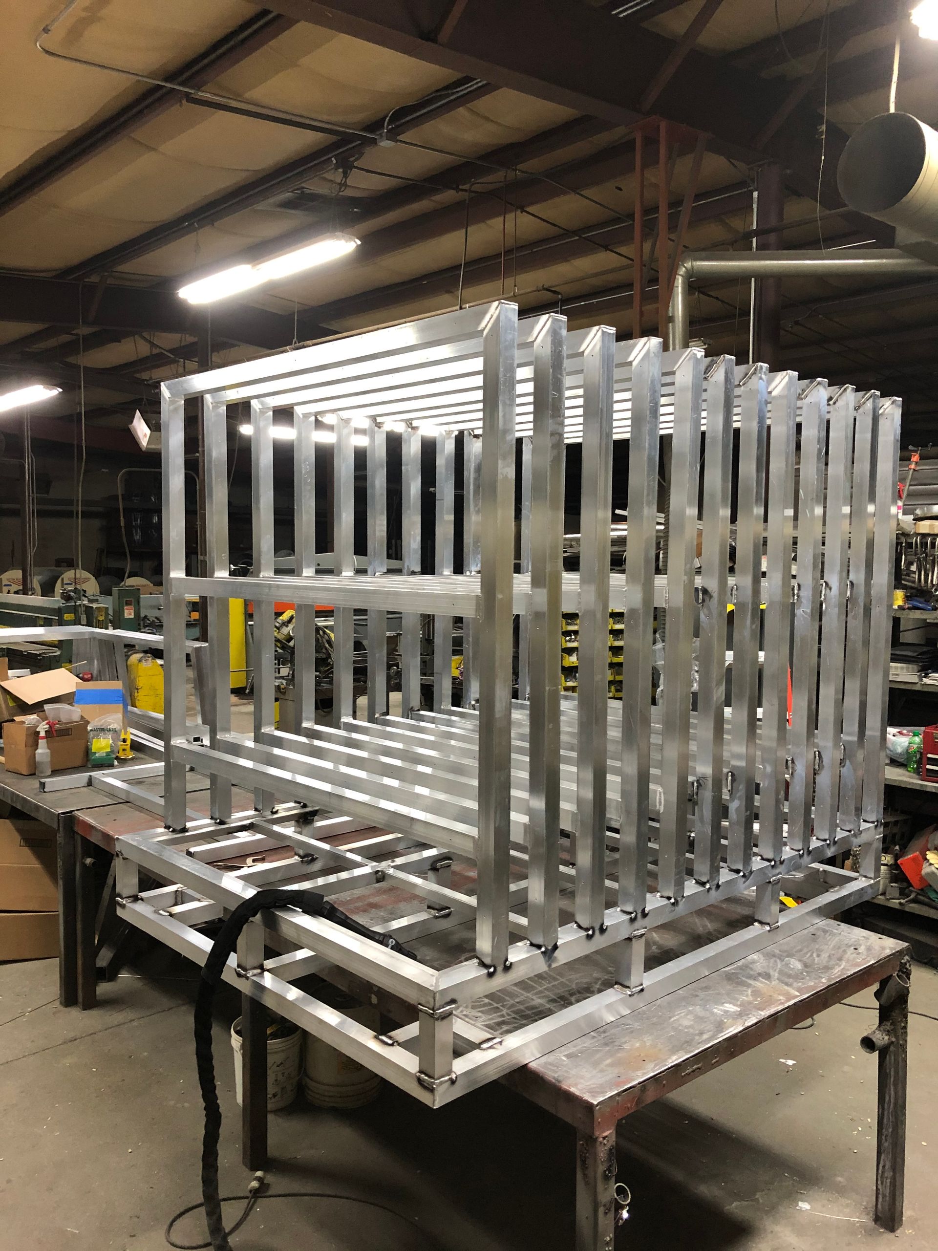 Custom Fabrication Solution for an Industrial Company in Missouri. Work Performed by Hulett.