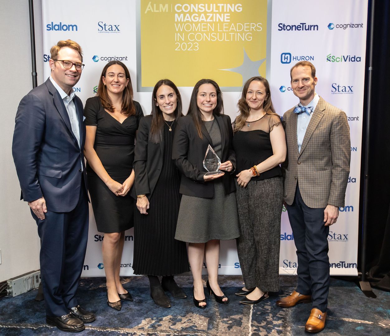 The Stax team at Consulting Magazine’s 2023 Women Leaders in Consulting Awards which honored fellow Staxer, Kelsey Chisholm.