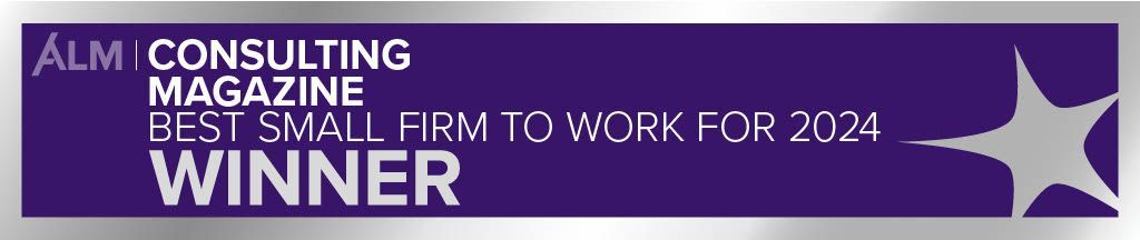 Banner showcasing Consulting Magazine's winner for Best Small Firms to Work for 2024 