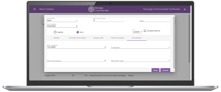 SC Browser  Work Orders