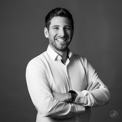 Portrait de Vincent Hibon, PDG d'ASURi, informaticien Le Havre