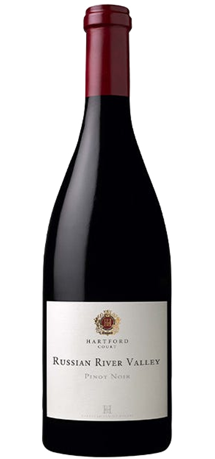 A bottle of sweet red wine with a red label on a white background.