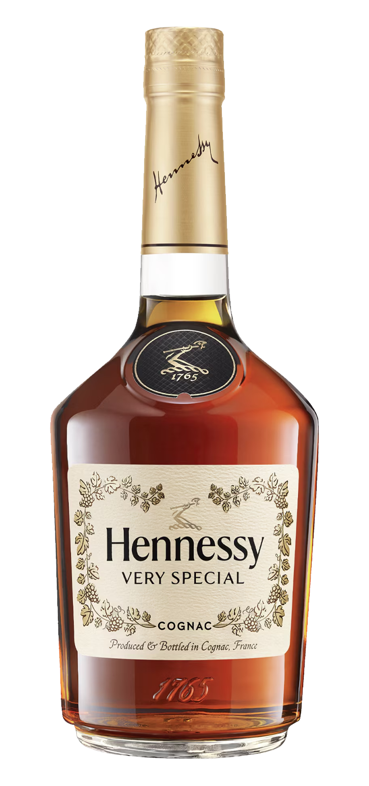 A bottle of sweet red wine with a red label on a white background.