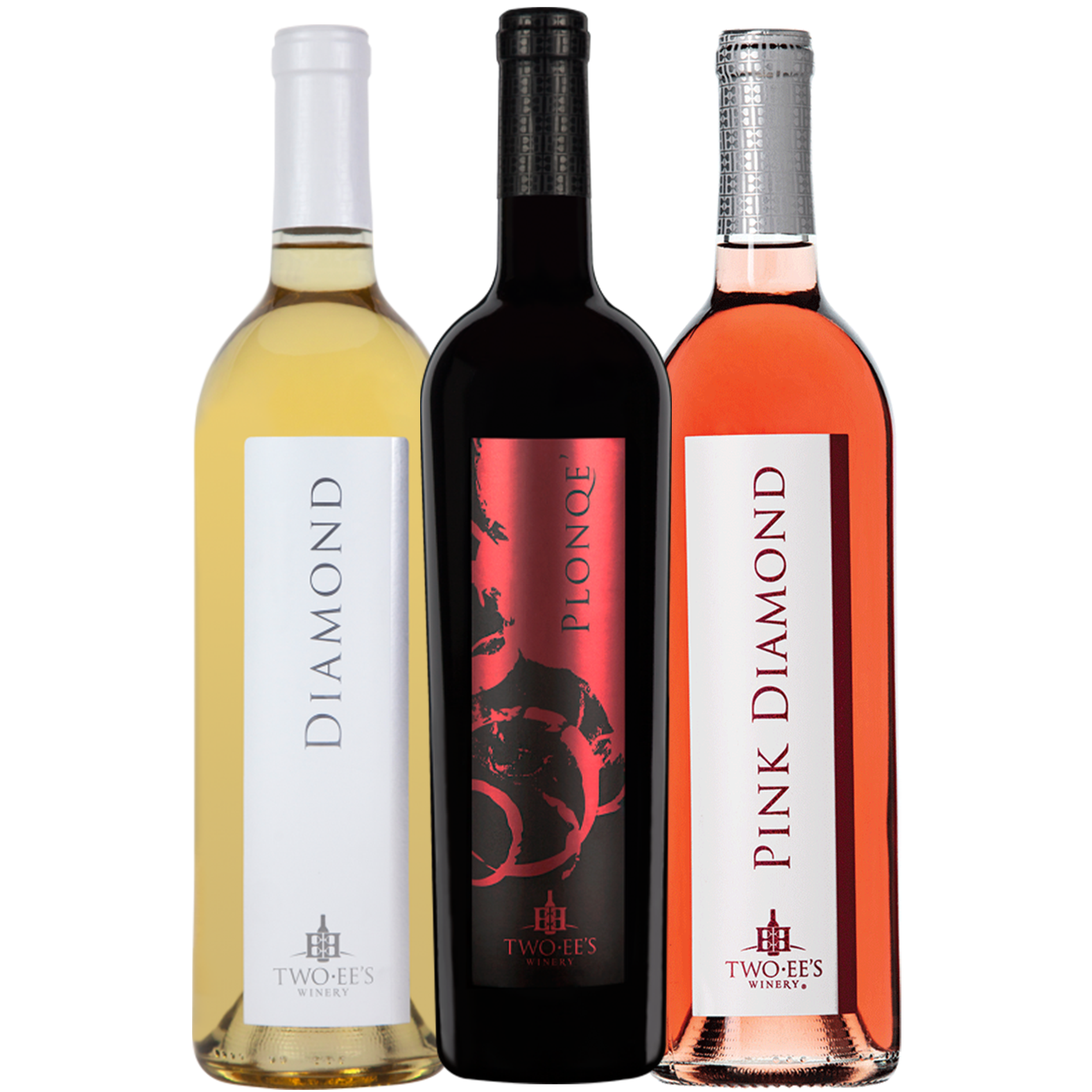 A bottle of sweet red wine with a red label on a white background.