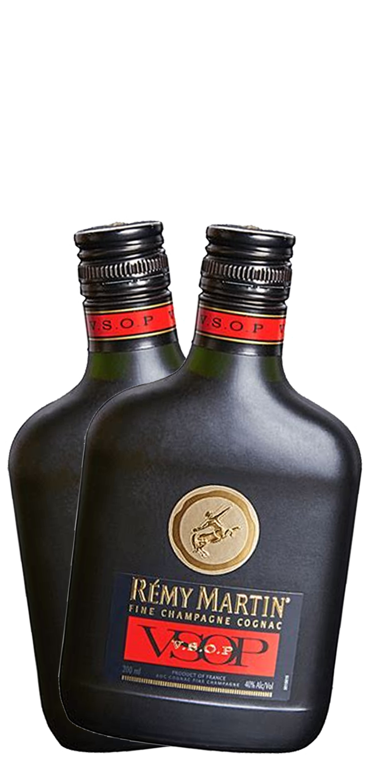 A bottle of pinot grigio wine on a white background.