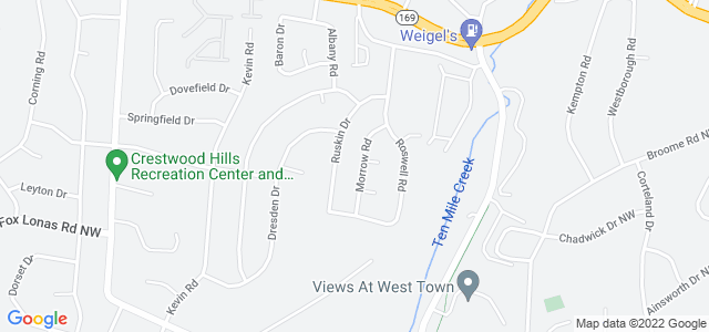 Map of business location