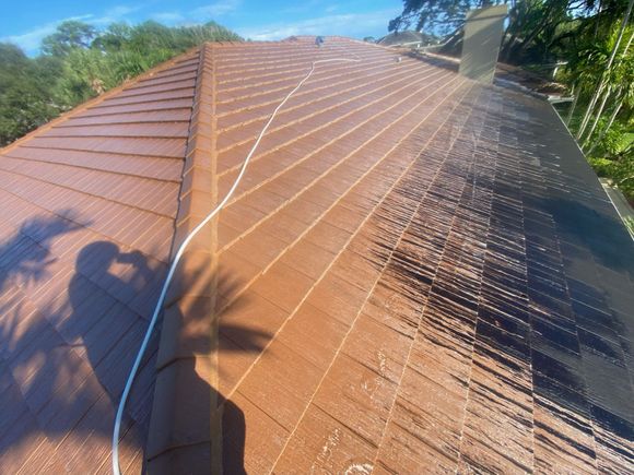 Rooftop Washing — Palm City, FL — Brian Purkey Cleaning Services
