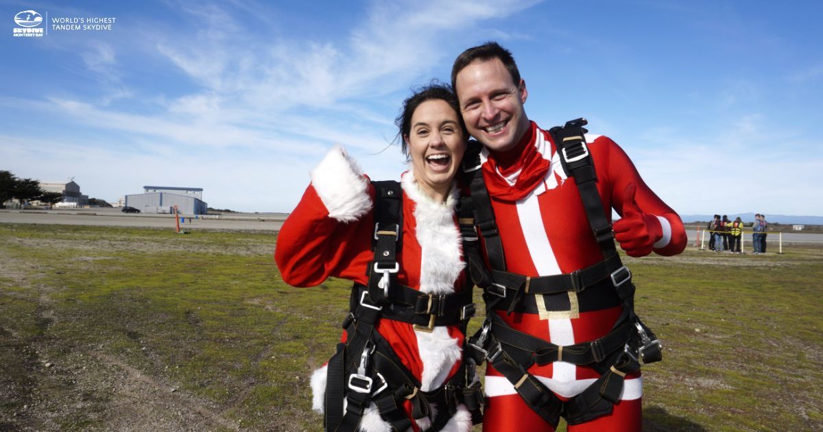 Skydive Santa Cruz Santa Claus Jumpers