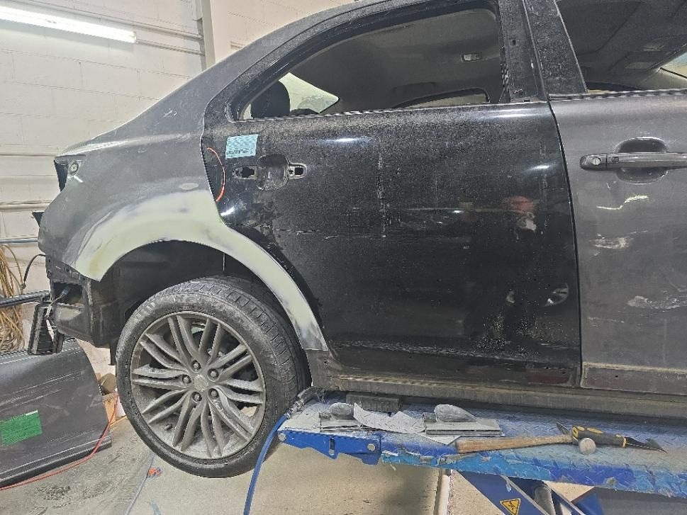 Car Being Repaired in a Shop — T&C Smash Repairs In Coffs Harbour, NSW