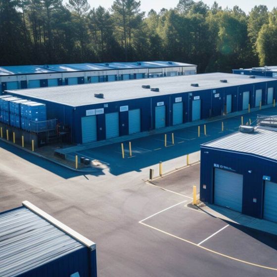 self storage facility in the woods