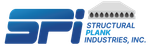 Structural Plank Industries, Inc. logo in blue and gray