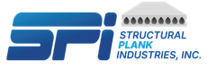 Structural Plank Industries, Inc. logo in blue and gray