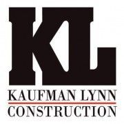 KLC Kaufman Lynn Construction logo in black and white