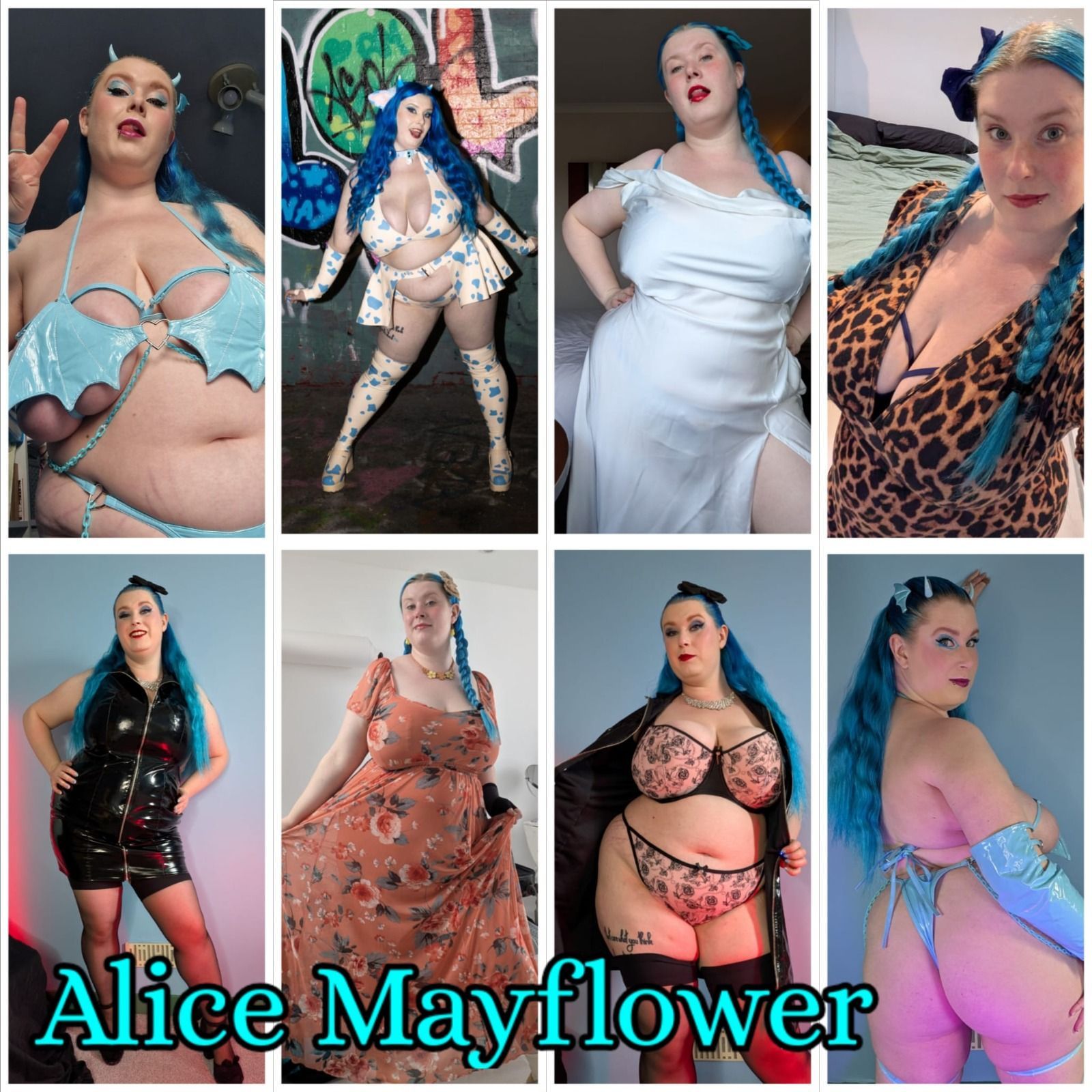 Alice Mayflower plus-size female roly poly entertainer based in Glasgow, Scotland, available for hostess and beer wench bar crawls, mud, jelly and oil wrestling, roly poly entertainment and female life drawing nude modelling, with UK-wide travel available with sufficient notice and travel expenses covered.