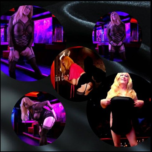 Freydis trans female stripper Liverpool performing a fetish-style adult show