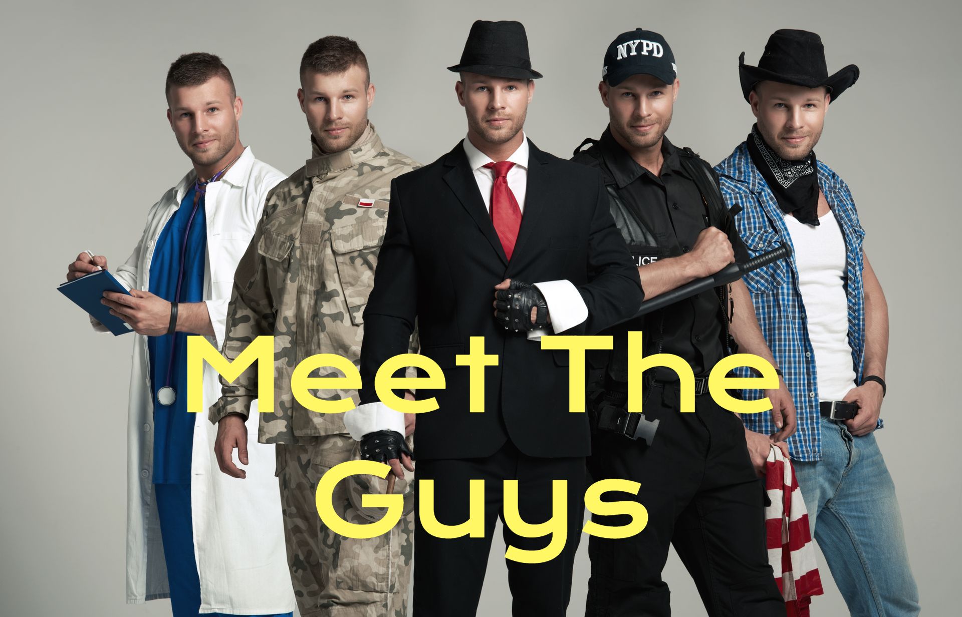 Meet our hot male strippers UK