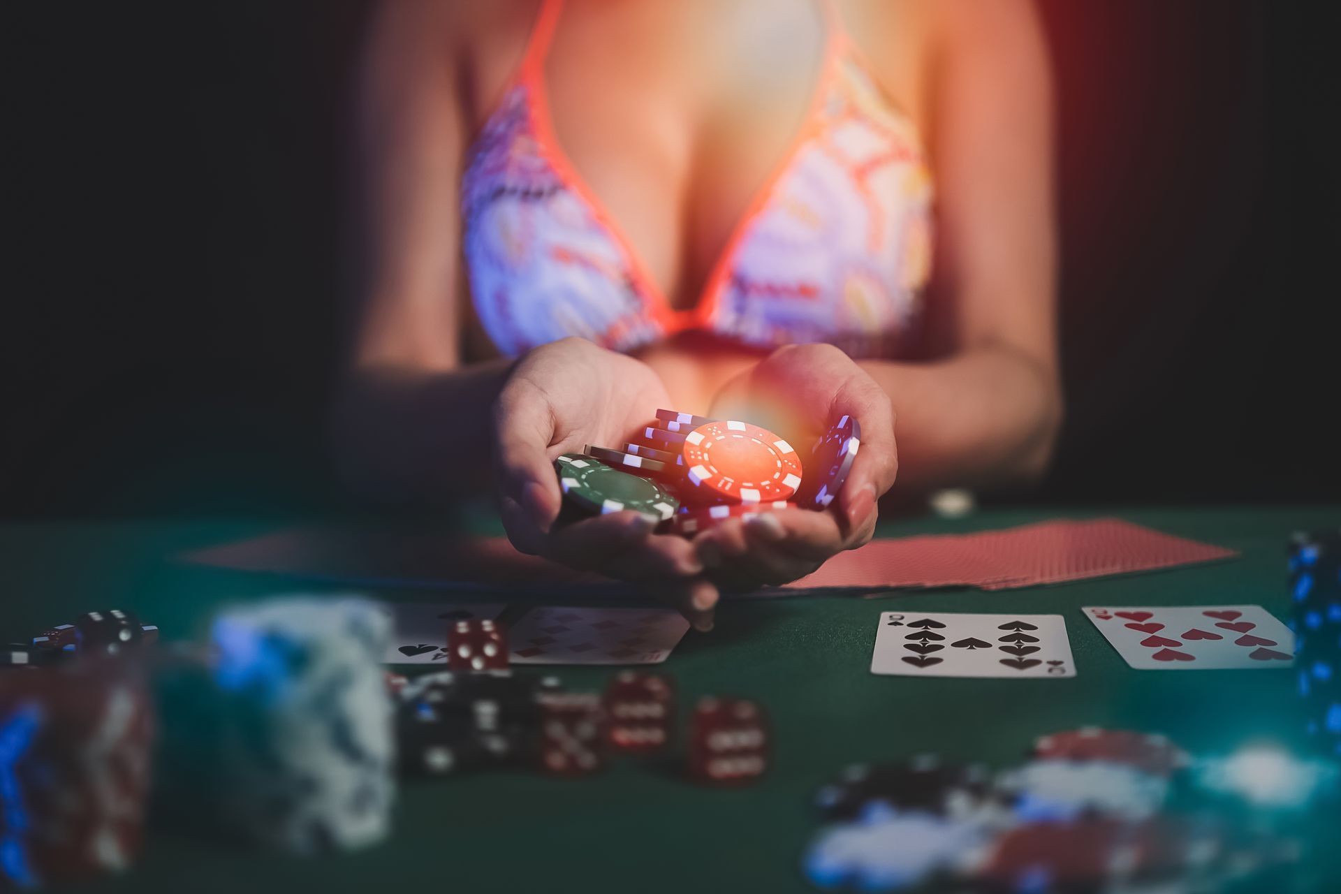 Hot female poker dealers at your stag or birthday party