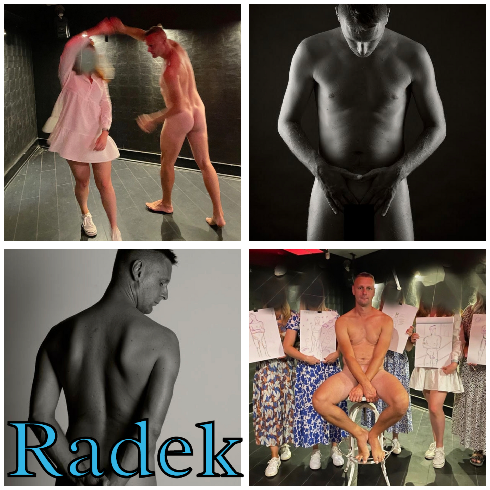Radek male stripper, buff butler and life drawing nude model with Epic Moments UK covering Edinburgh and throughout Scotland.