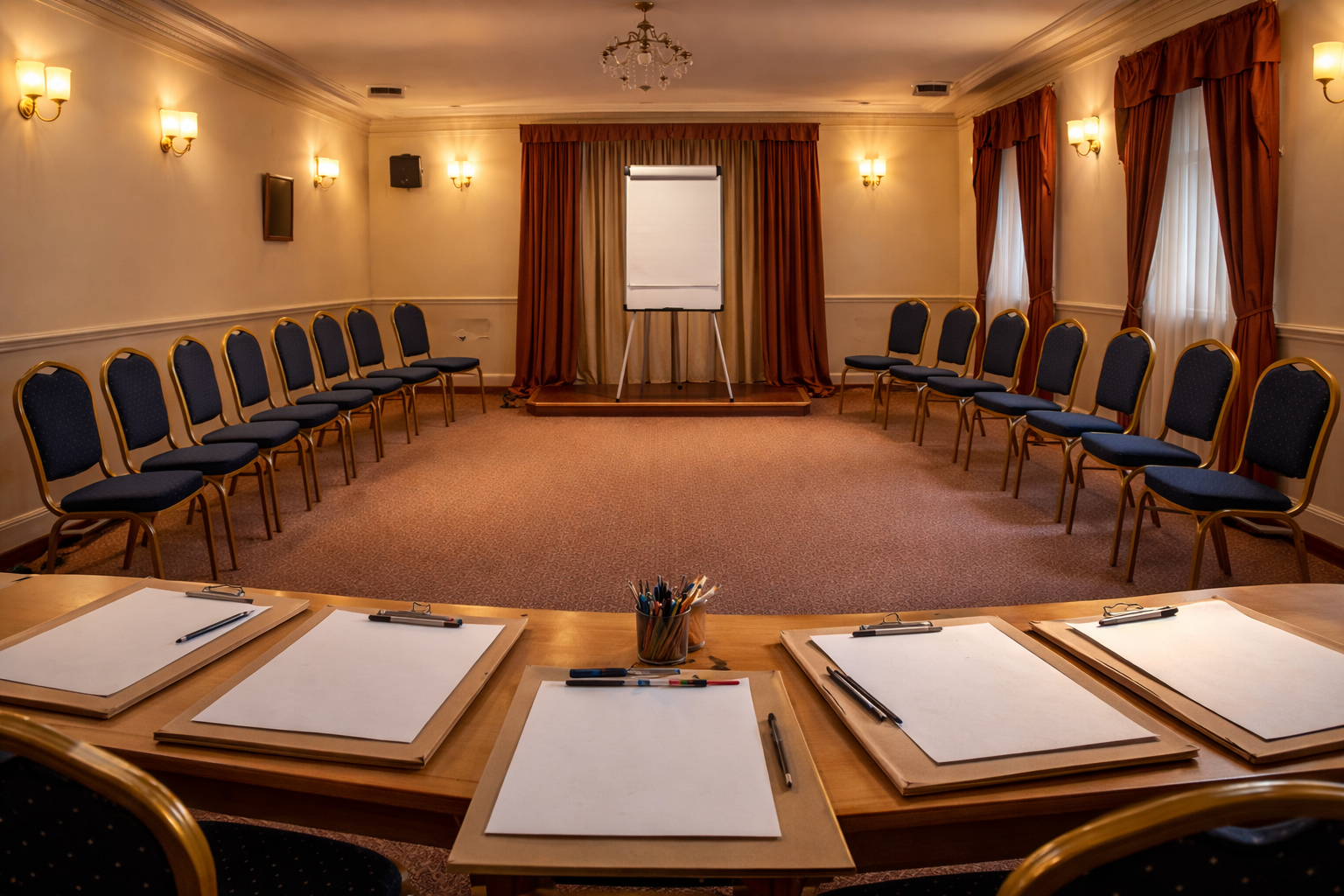 Private function room setup for hen party activities at Sandringham Hotel Cardiff