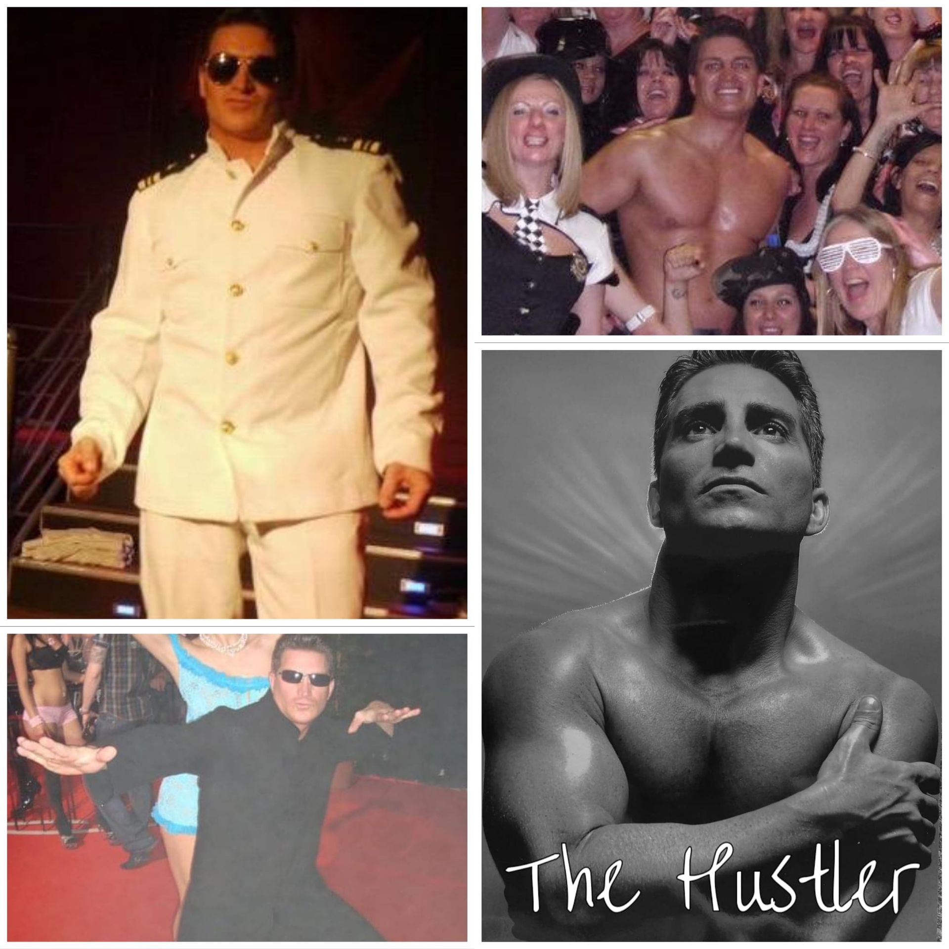 The Hustler male stripper performing at hen parties and private events, experienced showman covering Birmingham, Carlisle, Leeds, Manchester, Liverpool, Warrington and across the North West and Midlands.