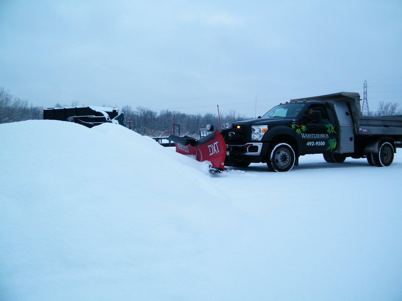 Side View Of Pickup Truck - Canton, OH - Warstler Bros Landscaping