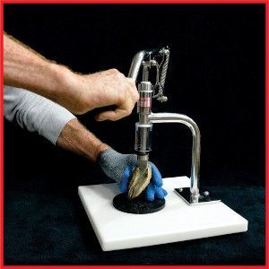 EZ Shucker Oyster Opener
During the shucking process to open an oyster by twisting the handle 180 degrees.