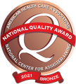 A bronze award from the american health care association