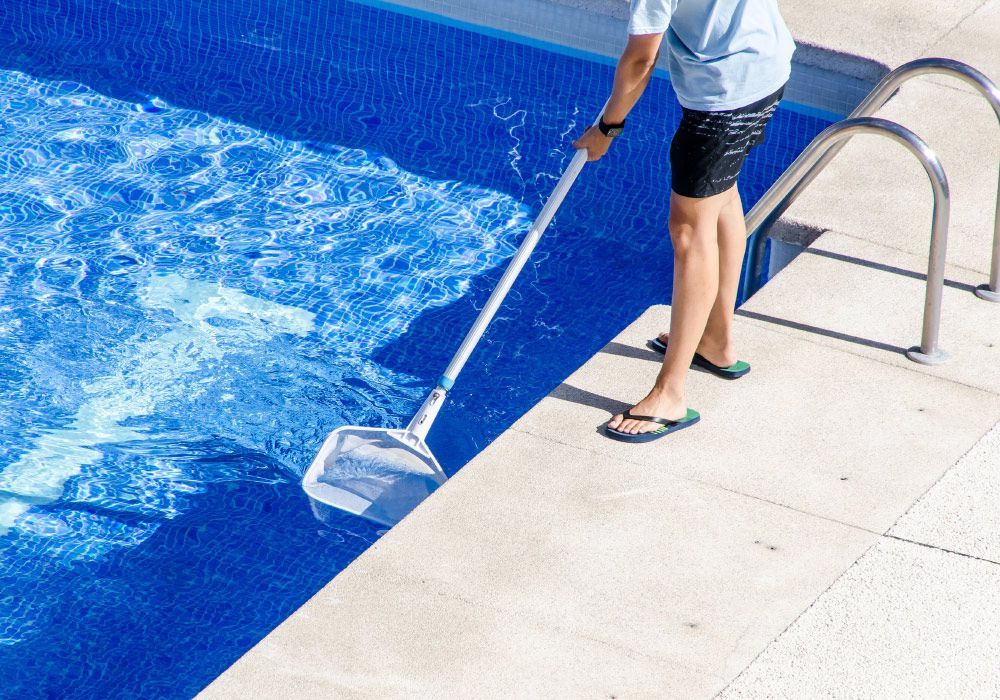Cleaning the Pool — Oakland, TN — Fayette Pool Supplies & Home & Energy Store Cleaning the Pool — Oakland, TN — Fayette Pool Supplies & Home & Energy Store