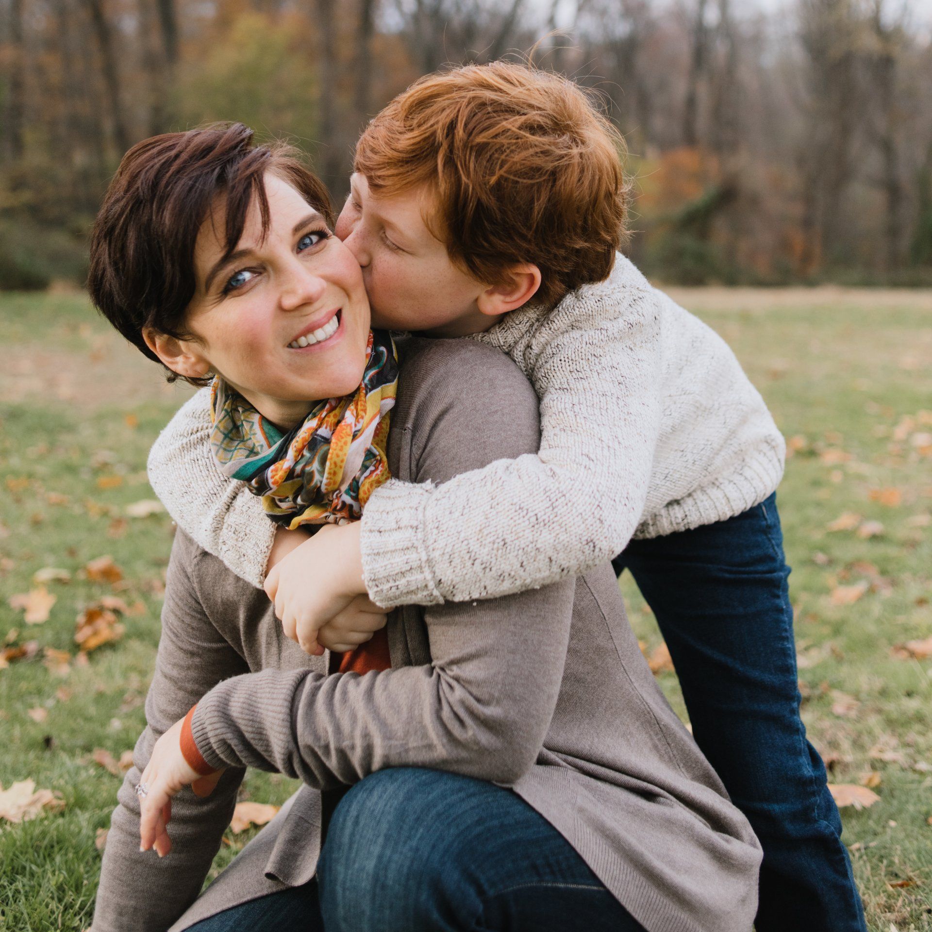 Erica Desper and son