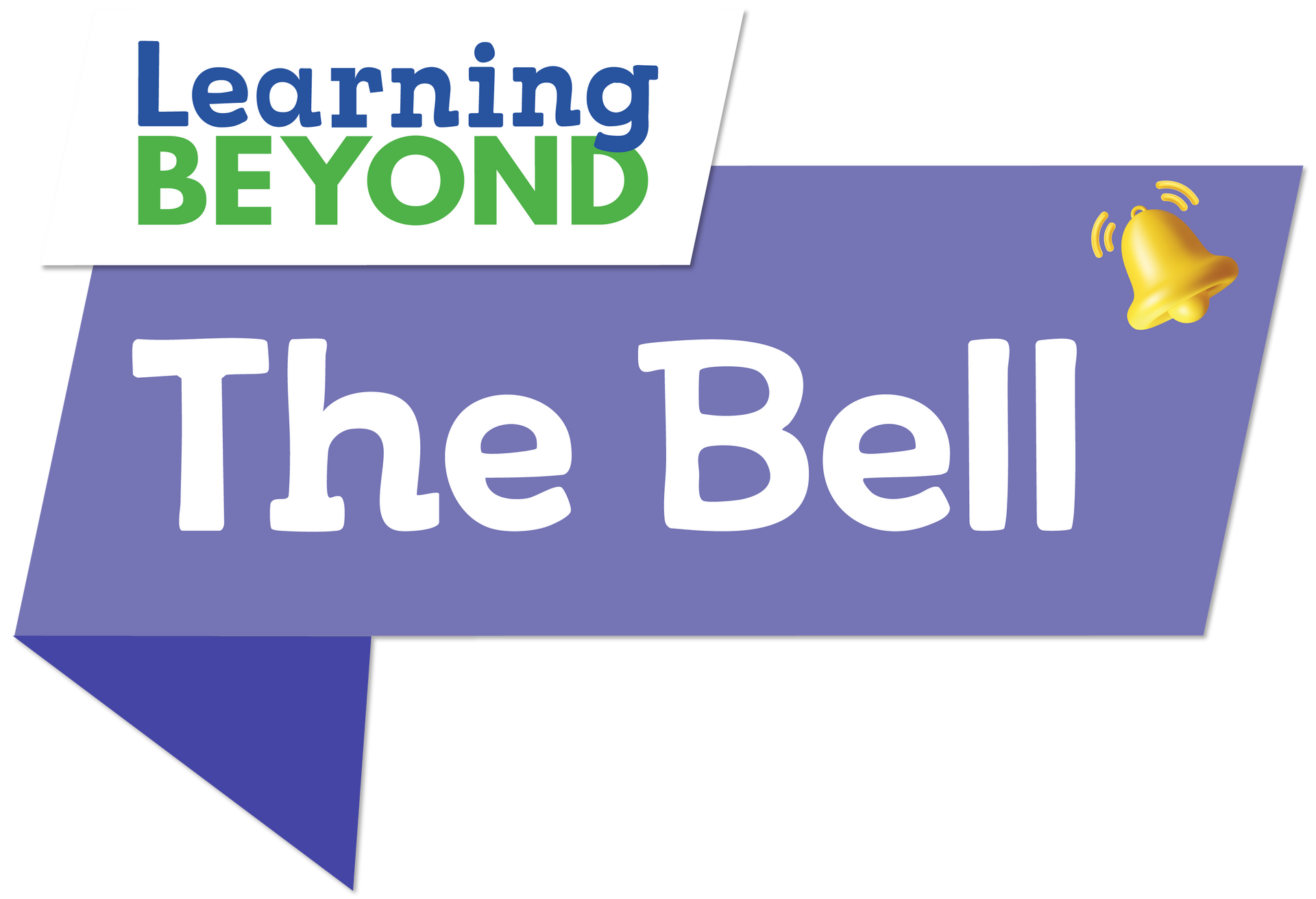 Learning Beyond “The Bell” title on a purple banner with a small gold bell icon