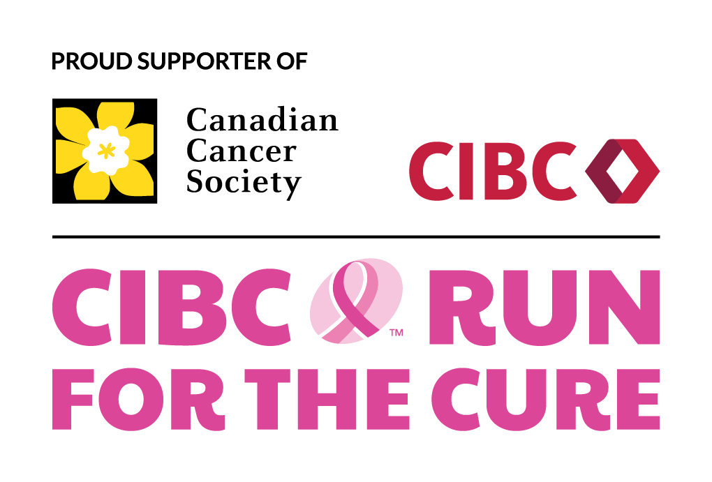 The canadian cancer society is a proud supporter of the cibc run for the cure.