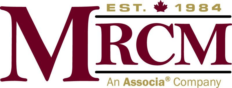A logo for a company called mrcm