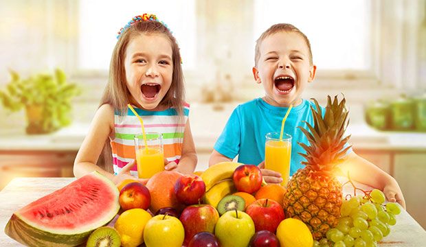 Alimentos para el cuidado de los dientes de los niños