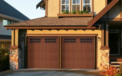 Stamped Carriage Garage Doors
