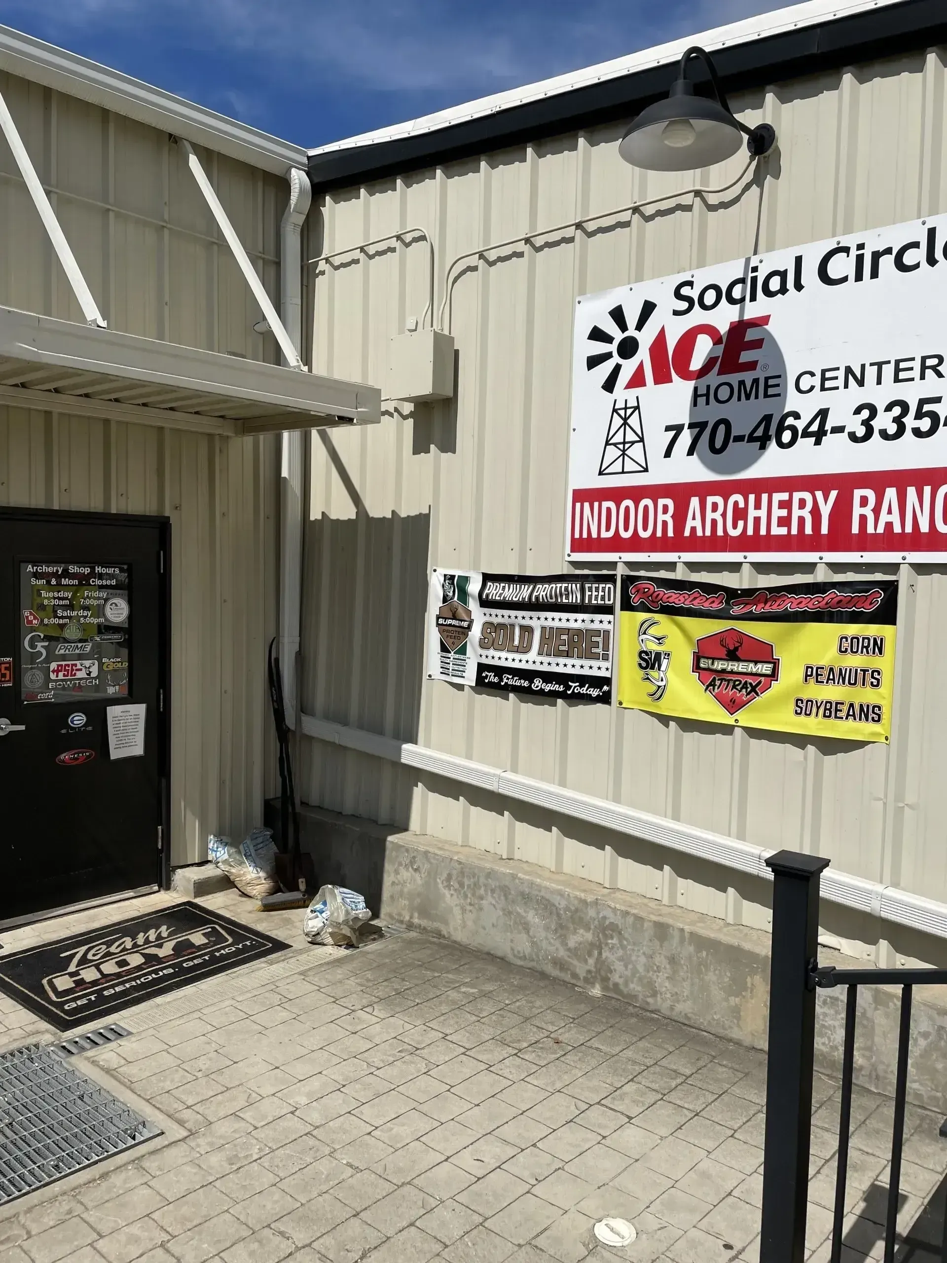 social circle ace archery entrance