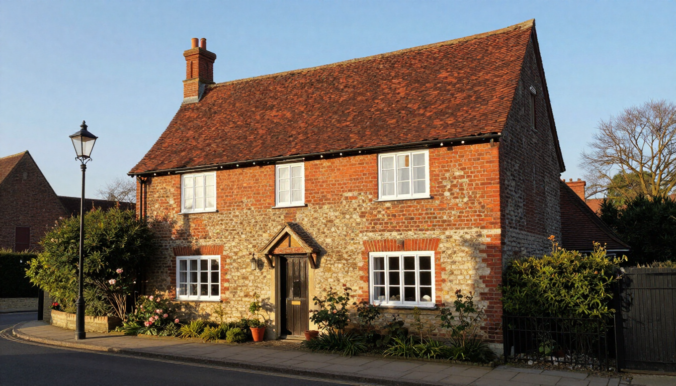Traditional pitched roof in Winchester